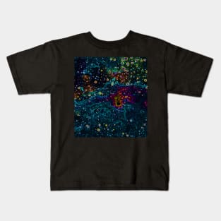 Black Panther Art - Glowing Edges 380 Kids T-Shirt